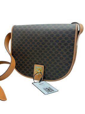 Celine Shoulder and Crossbody Canvas Bag